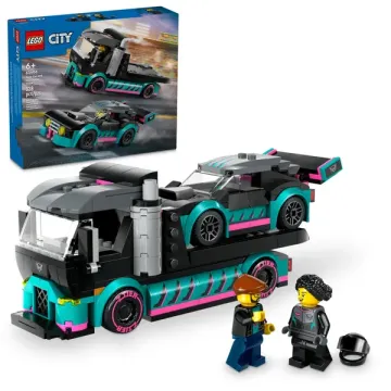 LEGO® Race Car and Car Carrier Truck 60406