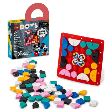 LEGO® DOTS Mickey Mouse & Minnie Mouse Stitch-on Patch 41963
